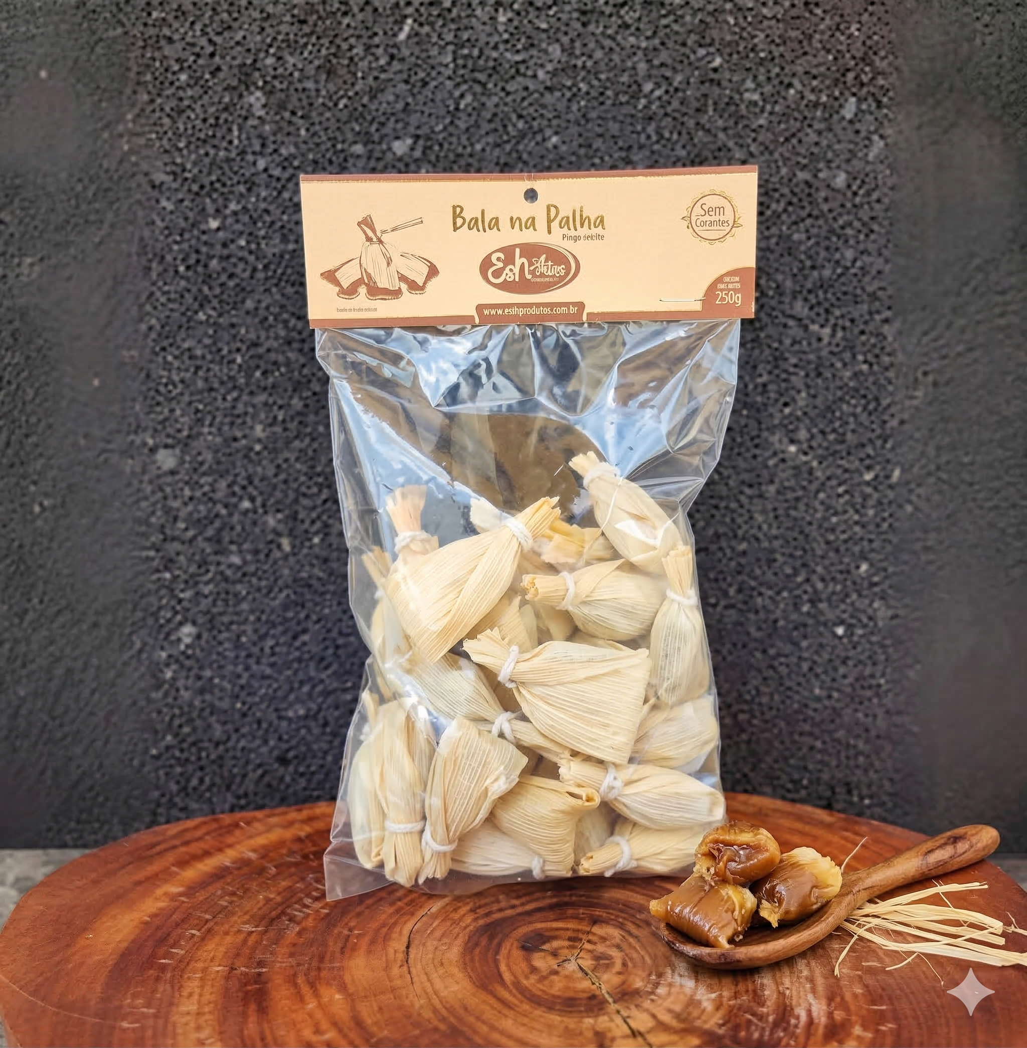 Bala de Pingo de Leite na Palha 250g