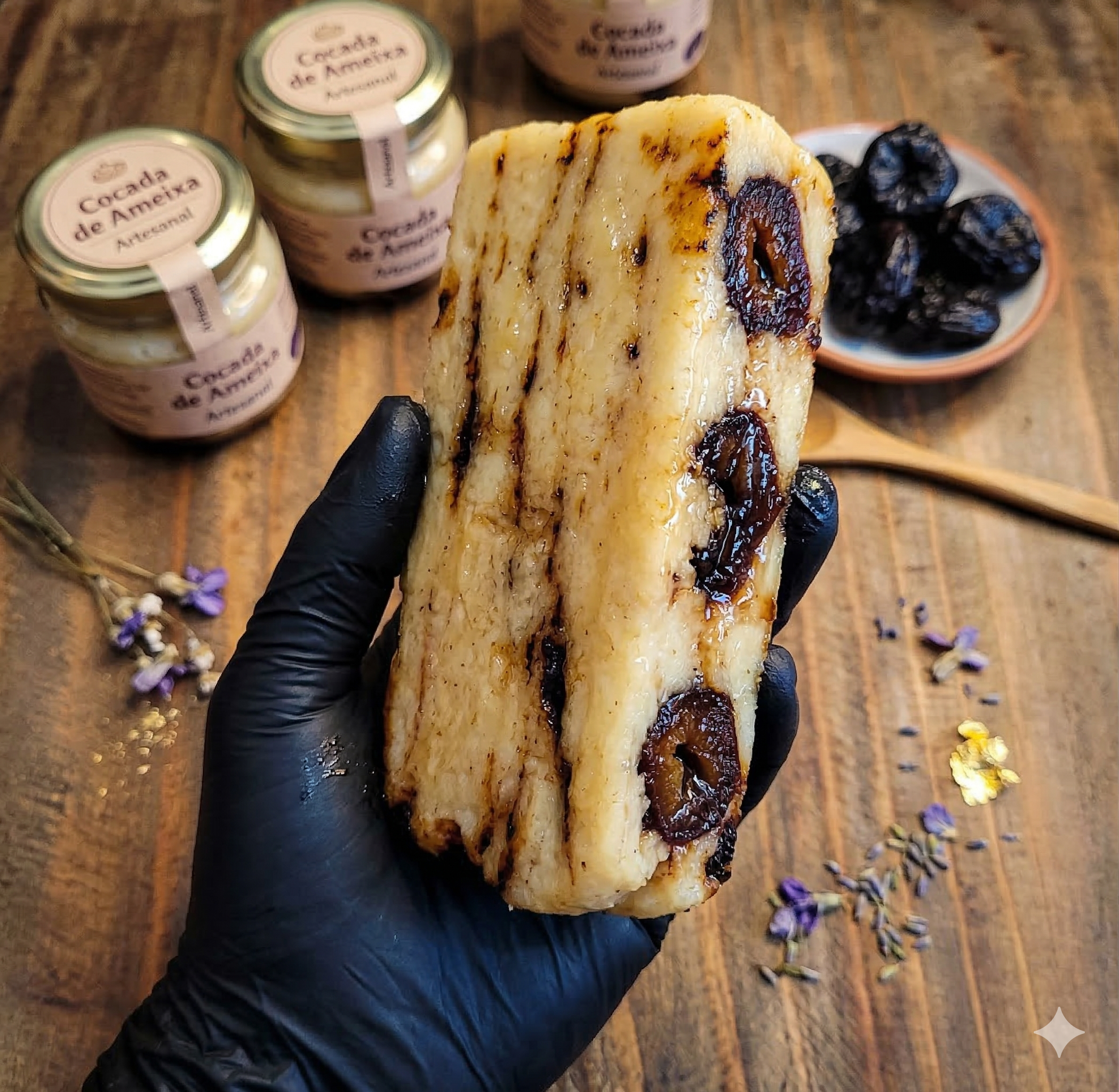 Doce de Cocada com Ameixa